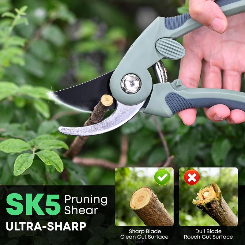 VCAN ACTIVE 7.2V Hedge Trimmer Cordless | 2-in-1 Handheld Electric Shrub Trimmer & Grass Shear with Pruning Shears | 3.0Ah Lightweight Rechargeable Battery Powered for Garden, Yard, Lawn - Image 3